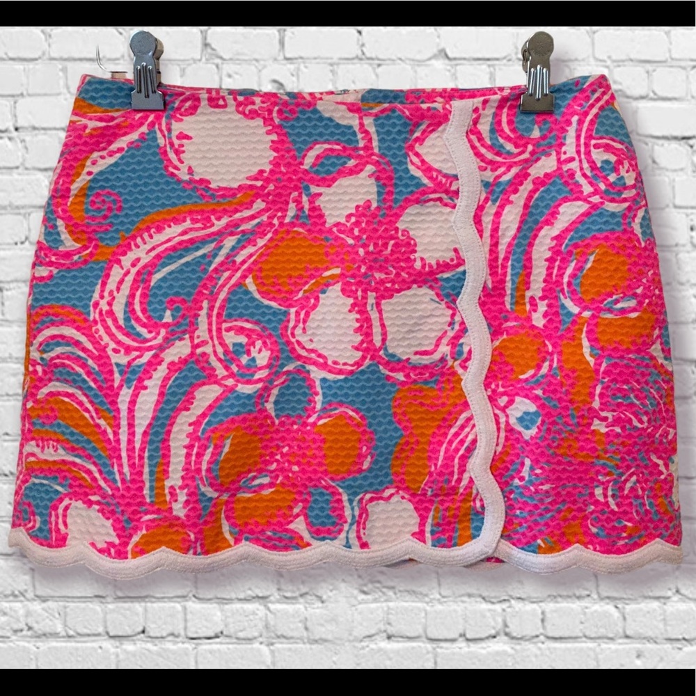 Lilly Pulitzer Michelina Feeling Tanked Skort Skirt Size 4